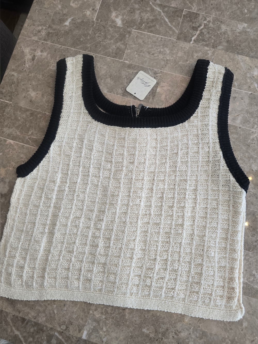 Free People Outback Sweater Vest Size L - Picture 5 of 5